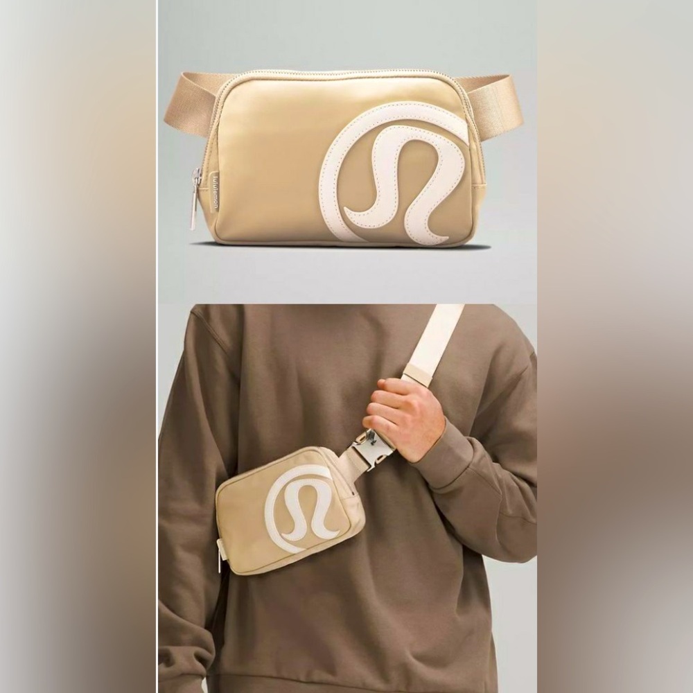 Lululemon Everywhere Belt Bag in Trench/White Opal!🔥